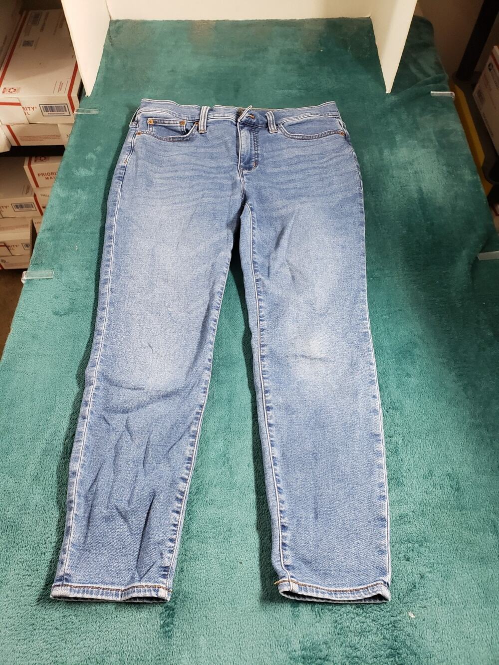 J.Crew Jeans Size 29 Petite Women Blue Pants Stretch Mid Rise Skinny